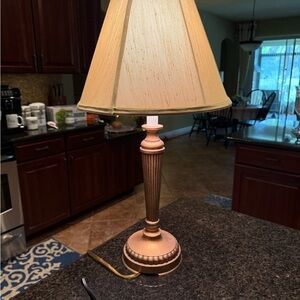 Stiffel  Antique Brass Metal Buffet Table Lamp